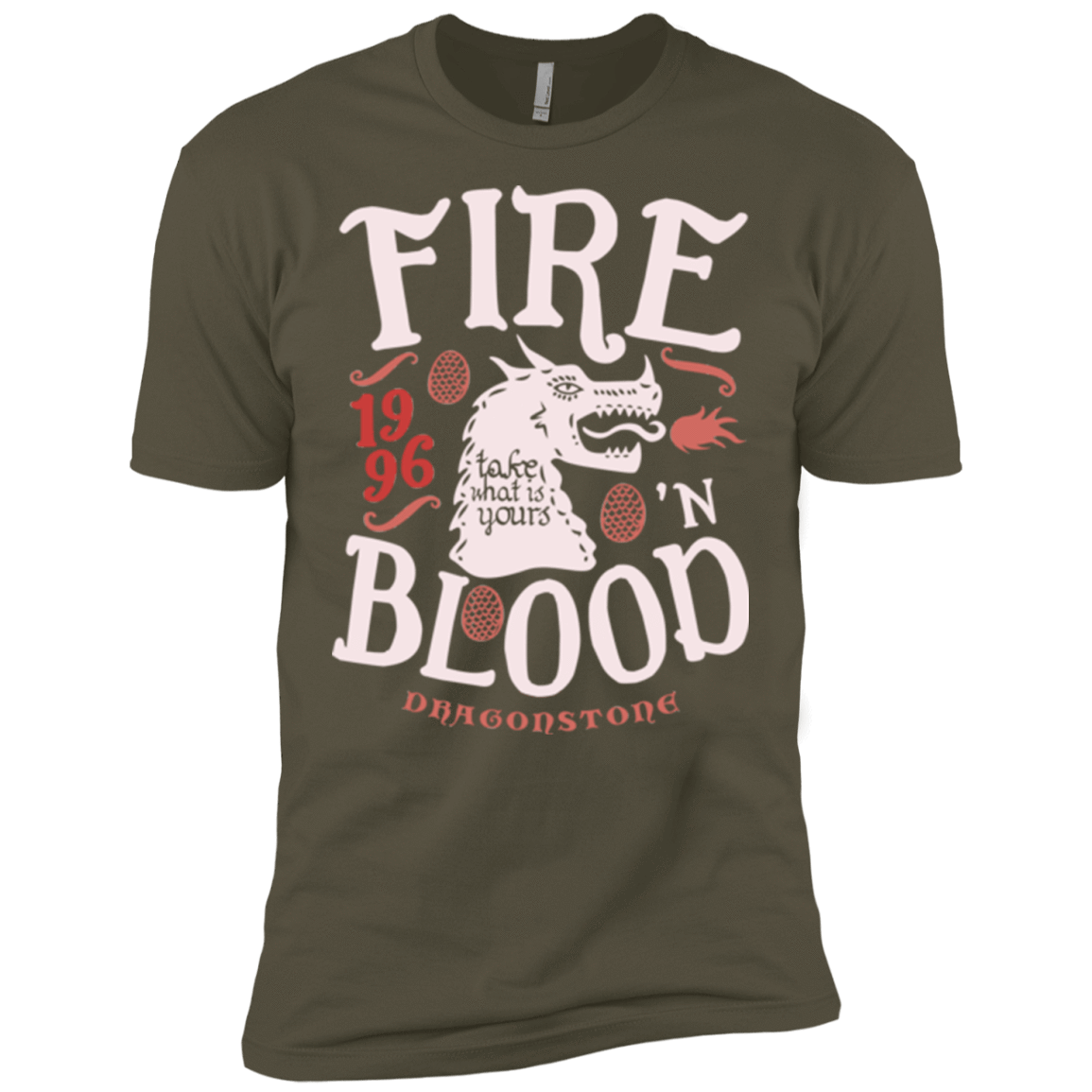 T-Shirts Military Green / X-Small House of Dragons Men's Premium T-Shirt