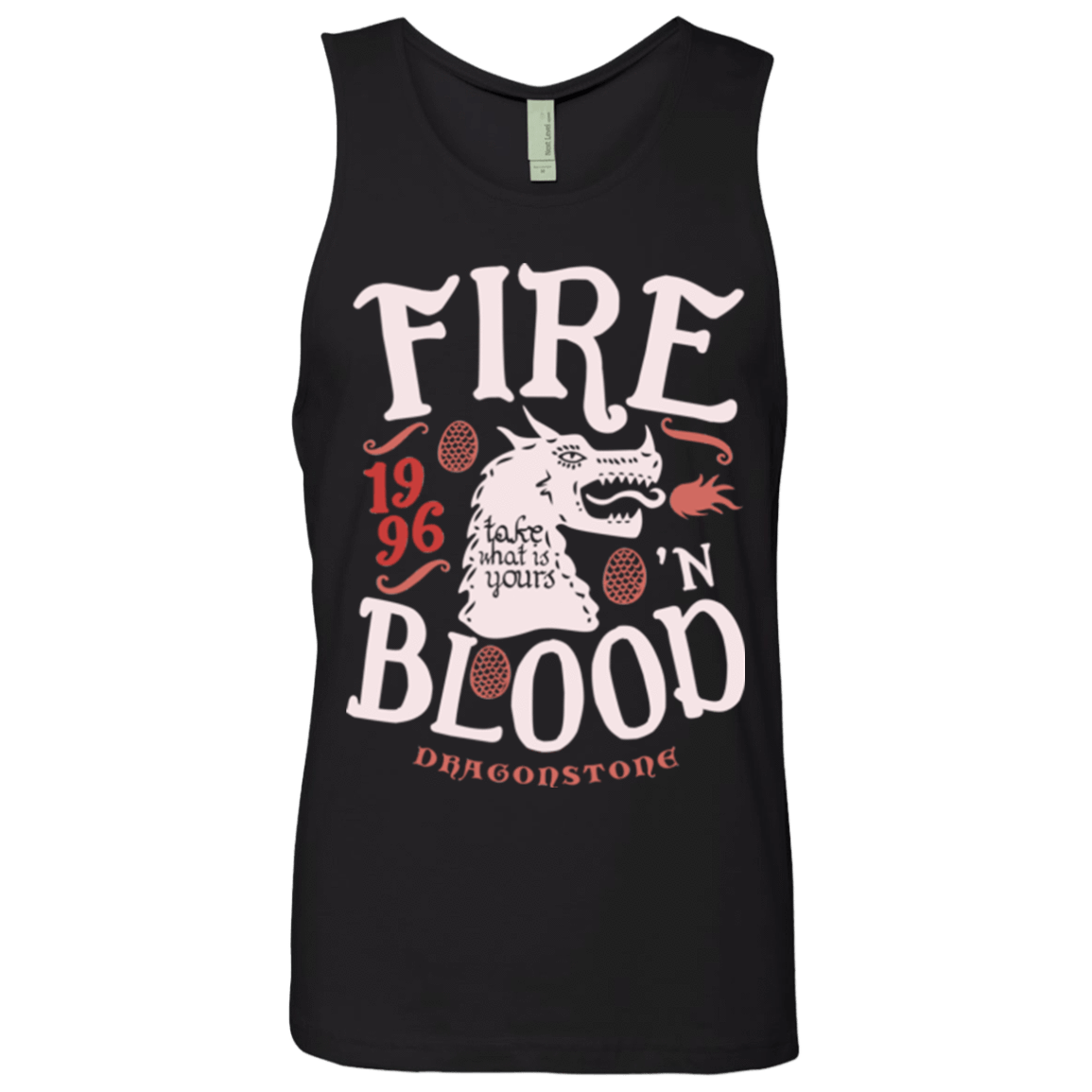 T-Shirts Black / Small House of Dragons Men's Premium Tank Top