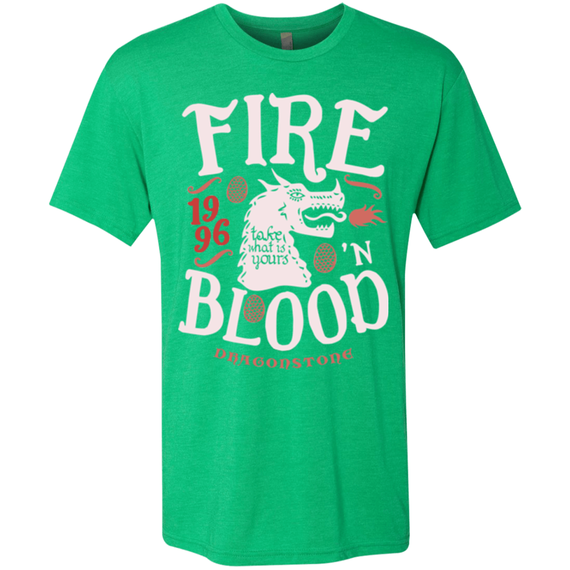 T-Shirts Envy / Small House of Dragons Men's Triblend T-Shirt