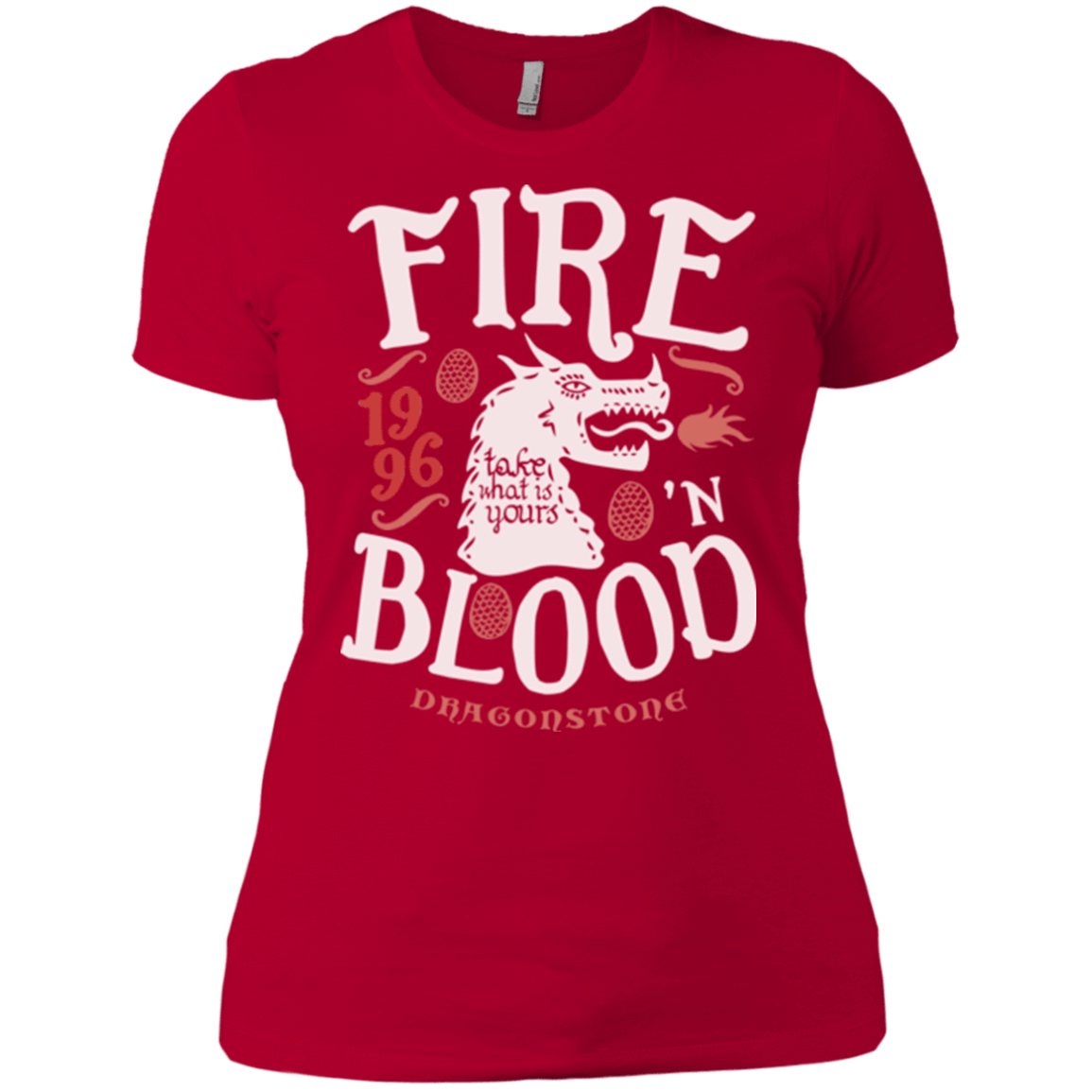 T-Shirts Red / X-Small House of Dragons Women's Premium T-Shirt