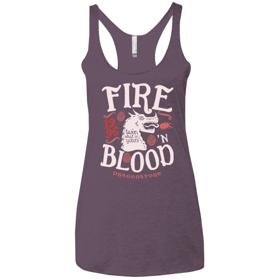 T-Shirts Vintage Purple / X-Small House of Dragons Women's Triblend Racerback Tank