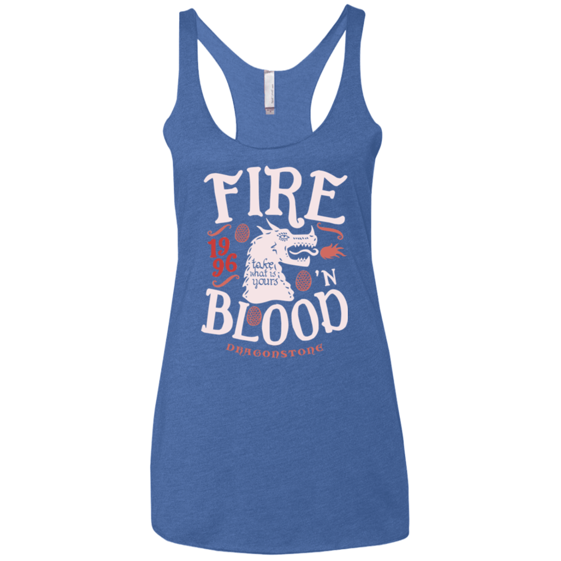 T-Shirts Vintage Royal / X-Small House of Dragons Women's Triblend Racerback Tank