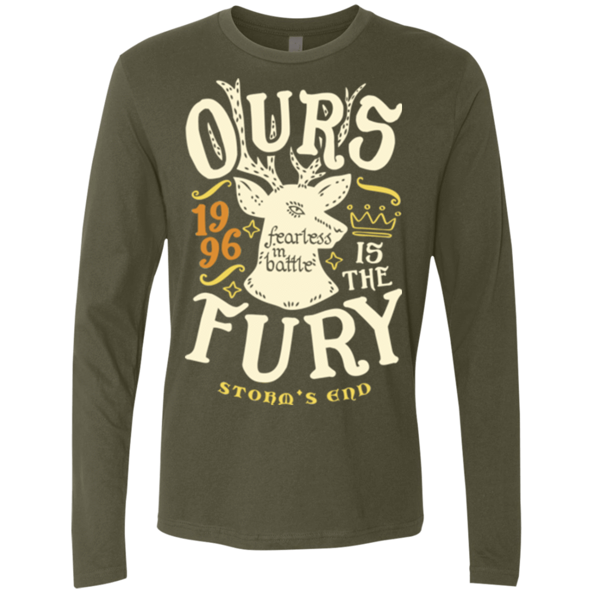 T-Shirts Military Green / Small House of Fury Men's Premium Long Sleeve