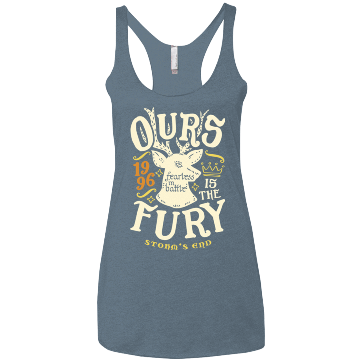 T-Shirts Indigo / X-Small House of Fury Women's Triblend Racerback Tank