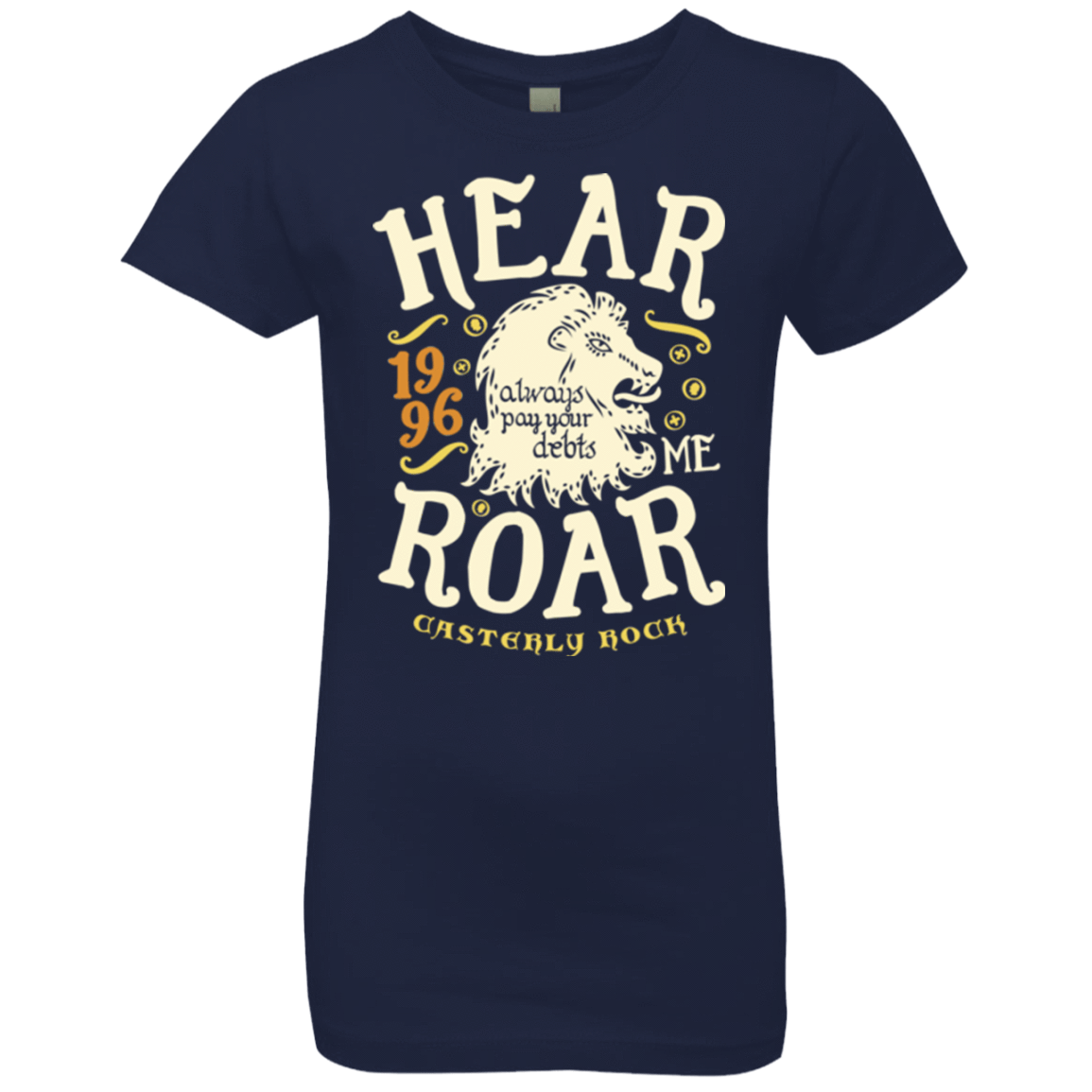 T-Shirts Midnight Navy / YXS House of Lions Girls Premium T-Shirt