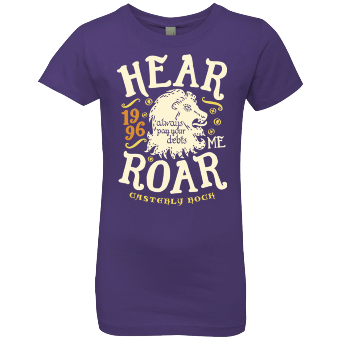 T-Shirts Purple Rush / YXS House of Lions Girls Premium T-Shirt