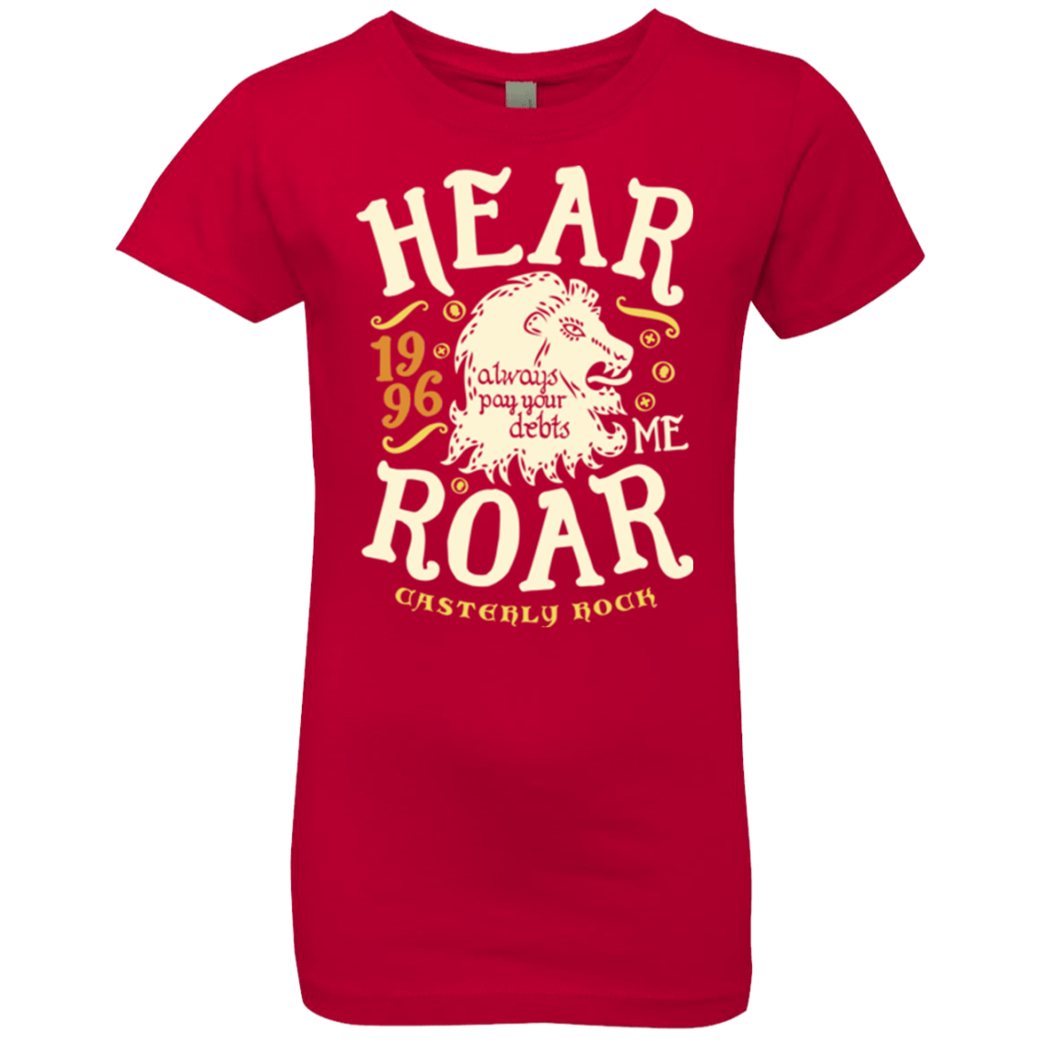 T-Shirts Red / YXS House of Lions Girls Premium T-Shirt