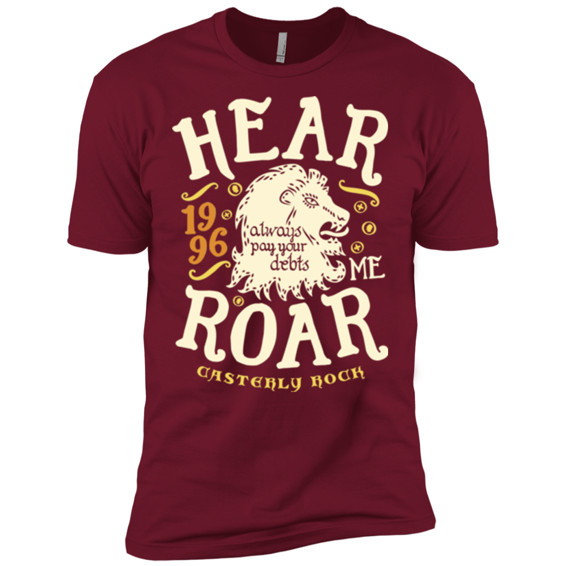 T-Shirts Cardinal / X-Small House of Lions Men's Premium T-Shirt