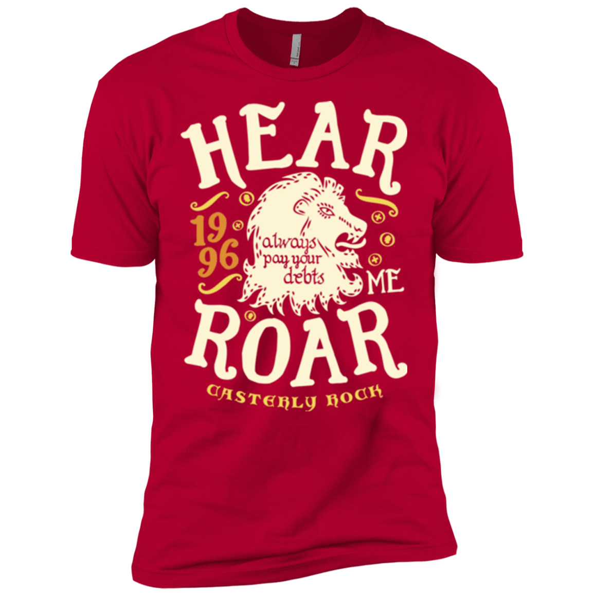 T-Shirts Red / X-Small House of Lions Men's Premium T-Shirt