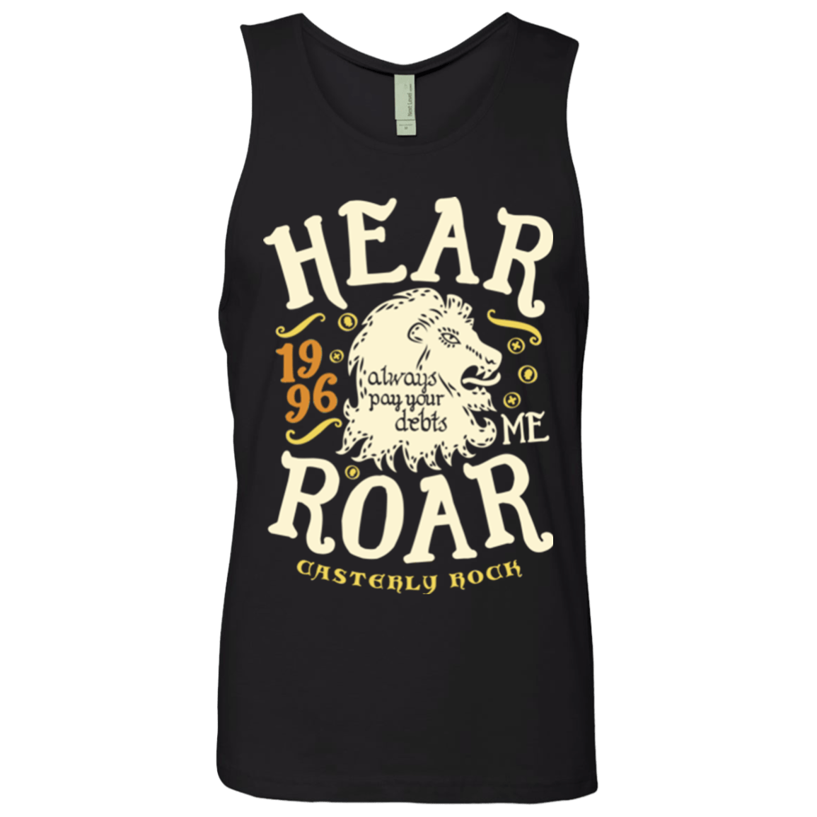 T-Shirts Black / Small House of Lions Men's Premium Tank Top