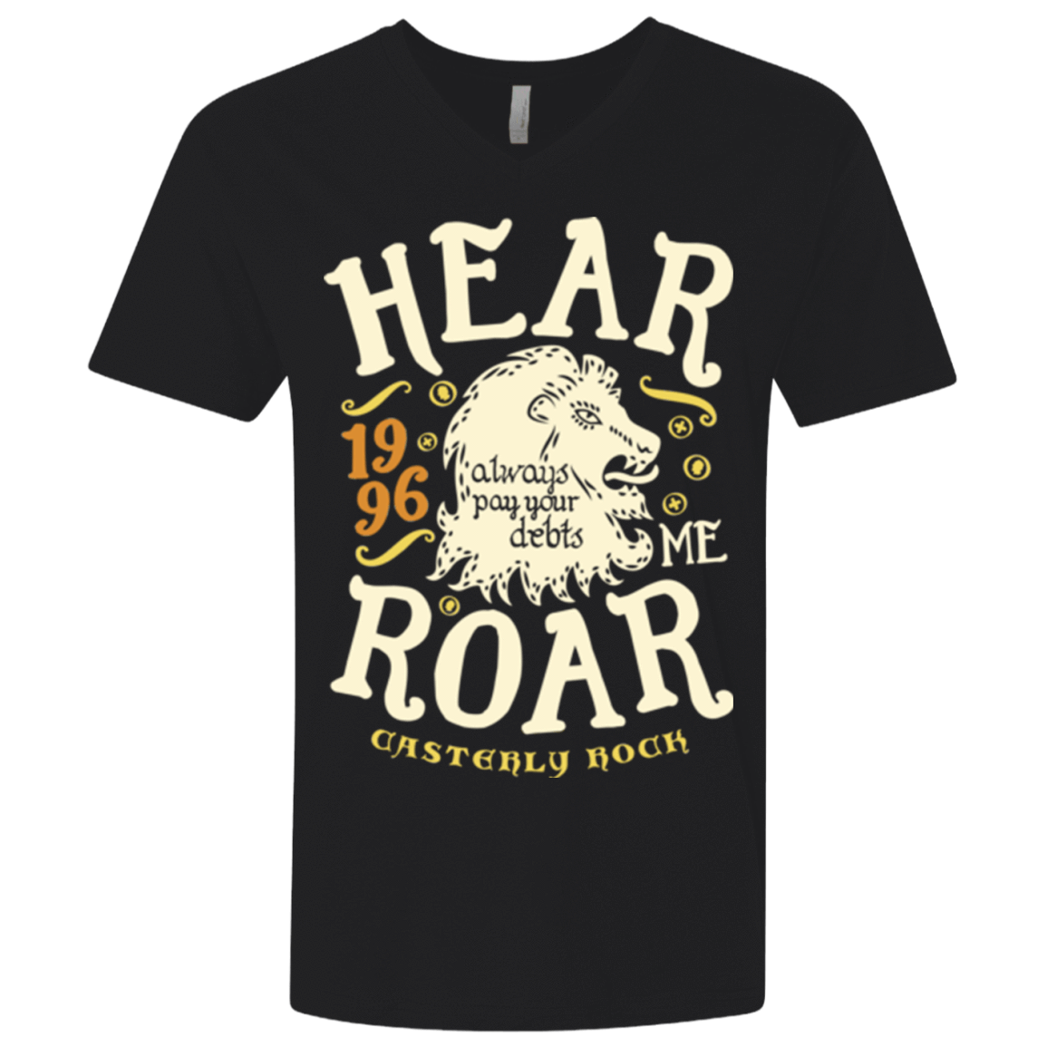 T-Shirts Black / X-Small House of Lions Men's Premium V-Neck