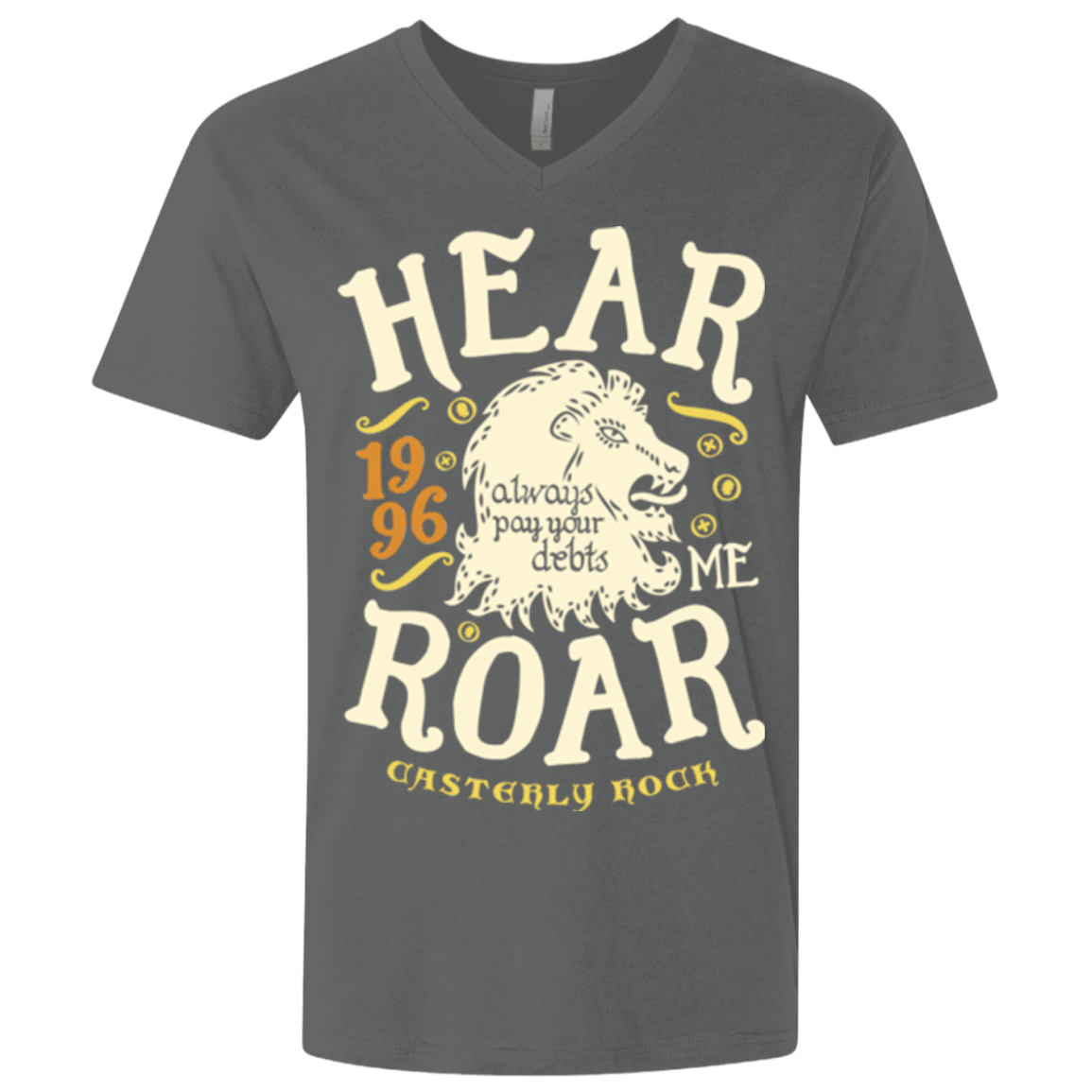 T-Shirts Heavy Metal / X-Small House of Lions Men's Premium V-Neck