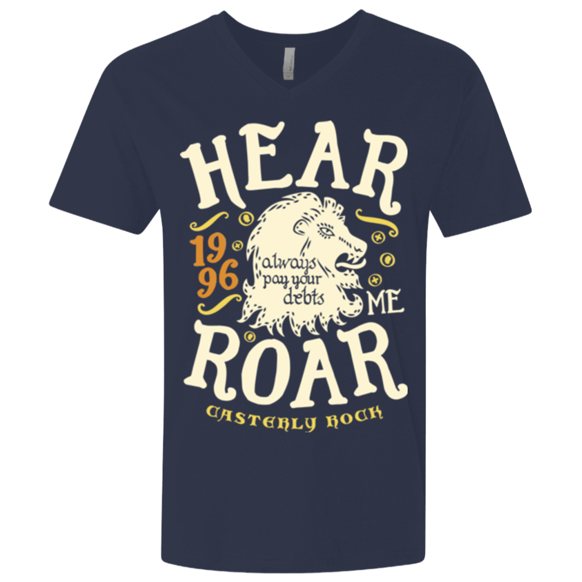 T-Shirts Midnight Navy / X-Small House of Lions Men's Premium V-Neck