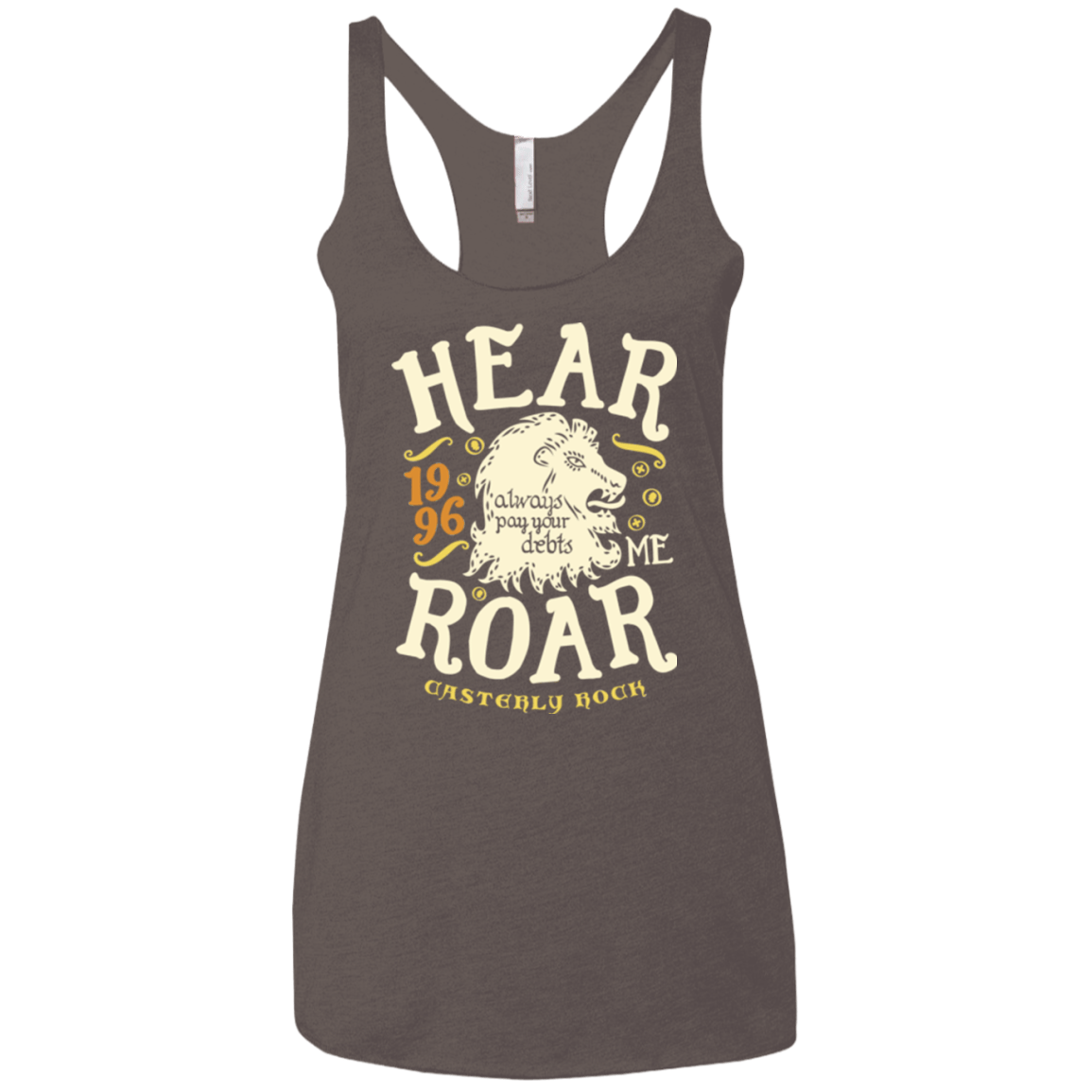 T-Shirts Macchiato / X-Small House of Lions Women's Triblend Racerback Tank