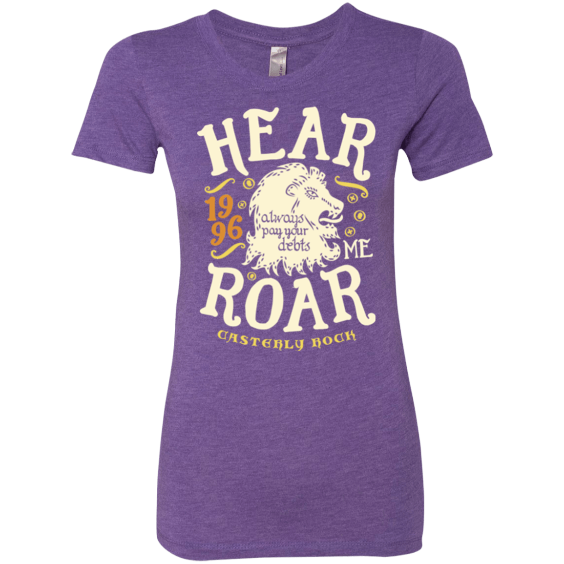 T-Shirts Purple Rush / Small House of Lions Women's Triblend T-Shirt