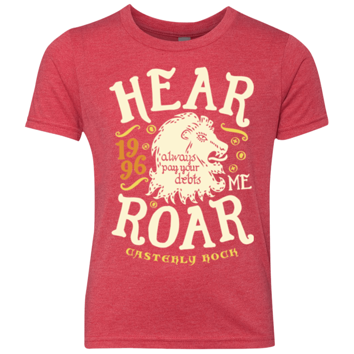 T-Shirts Vintage Red / YXS House of Lions Youth Triblend T-Shirt