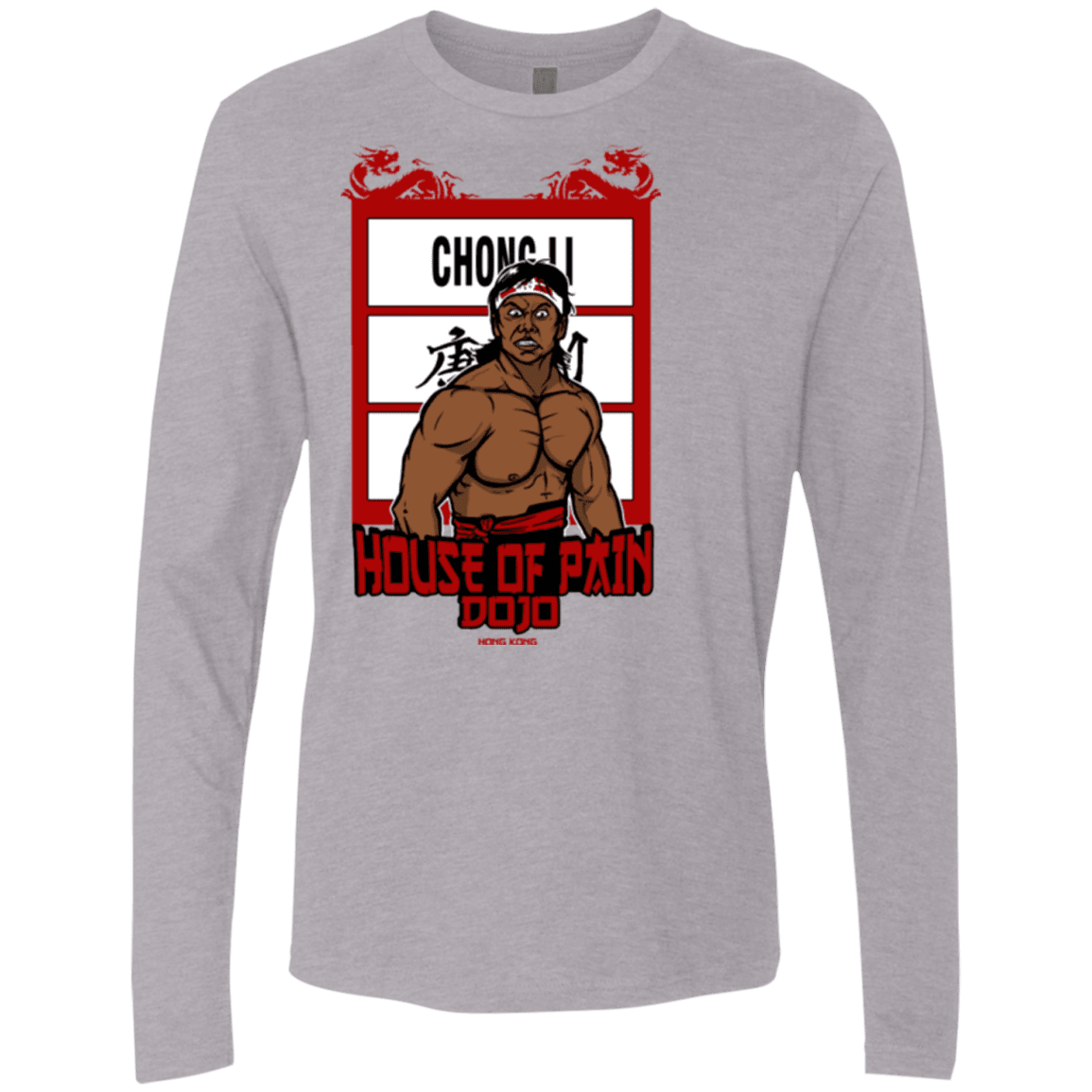 T-Shirts Heather Grey / S House Of Pain Men's Premium Long Sleeve