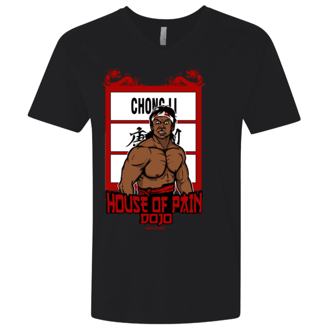 T-Shirts Black / X-Small House Of Pain Men's Premium V-Neck