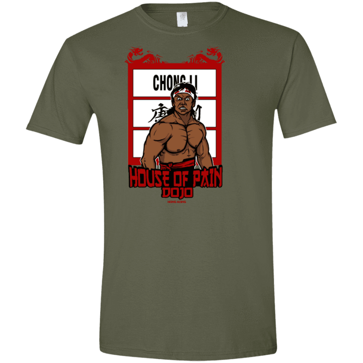 T-Shirts Military Green / S House Of Pain Men's Semi-Fitted Softstyle