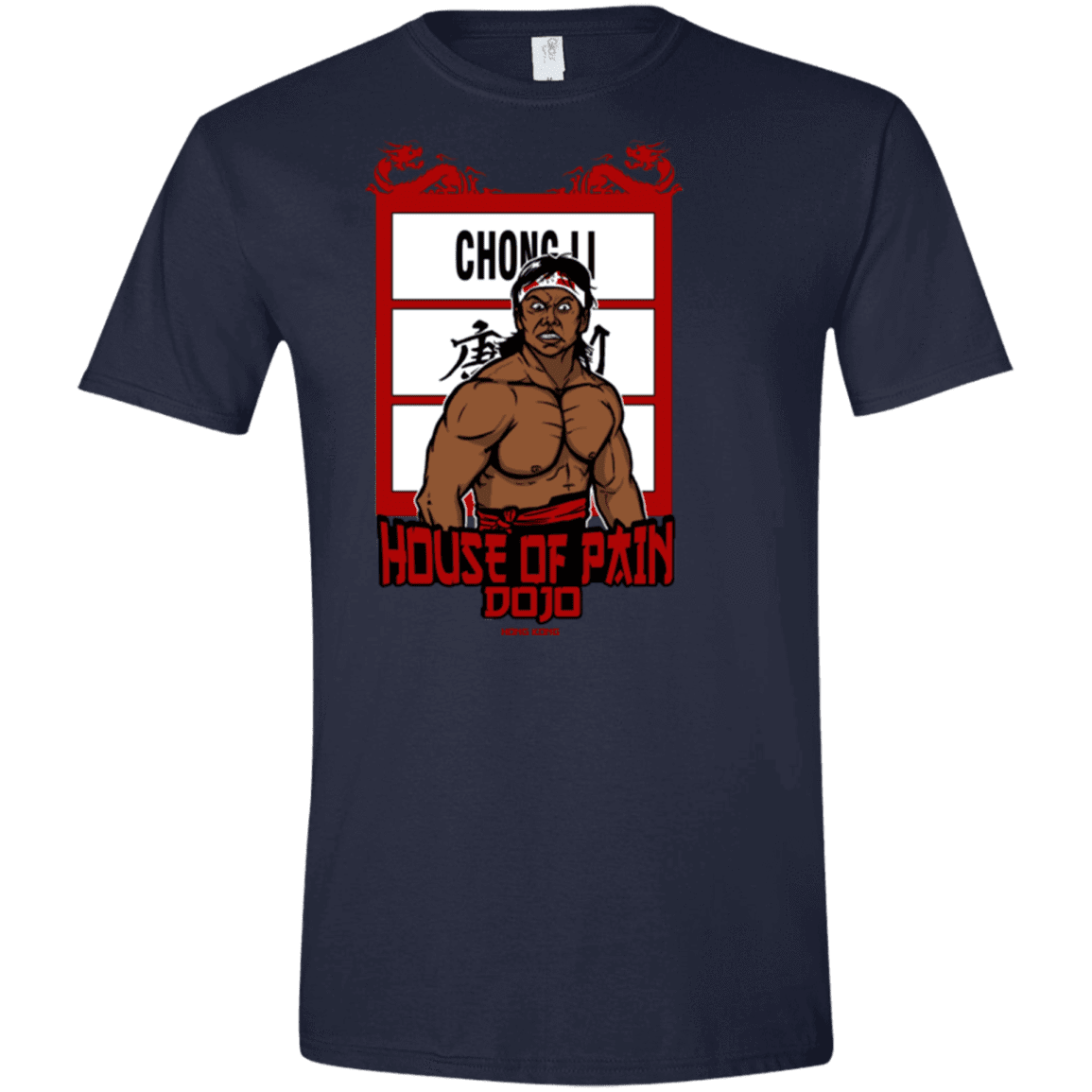 T-Shirts Navy / X-Small House Of Pain Men's Semi-Fitted Softstyle