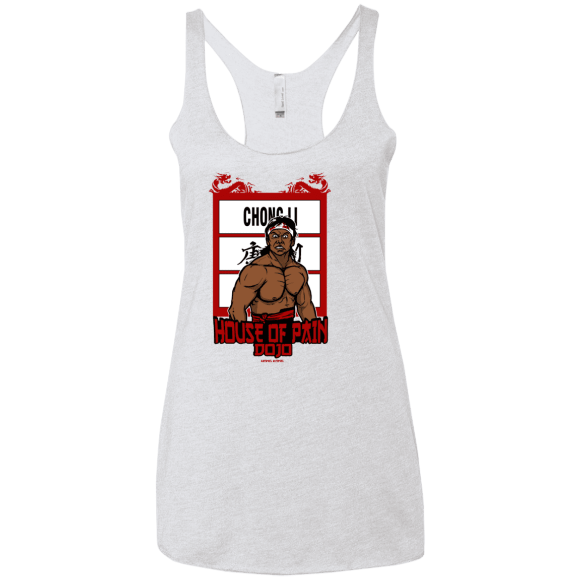 T-Shirts Heather White / X-Small House Of Pain Women's Triblend Racerback Tank
