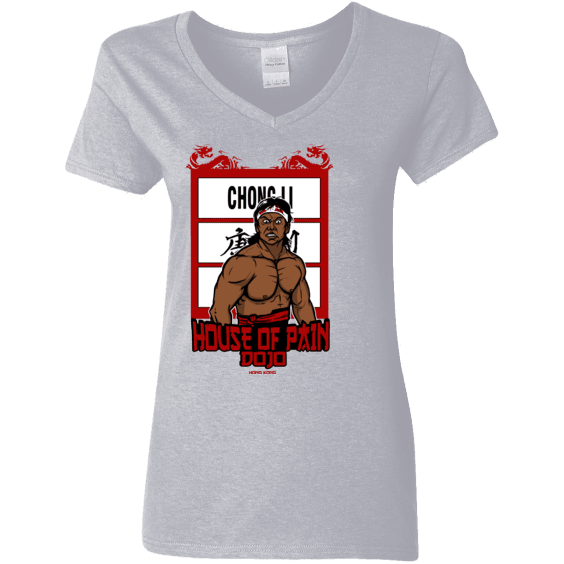 T-Shirts Sport Grey / S House Of Pain Women's V-Neck T-Shirt