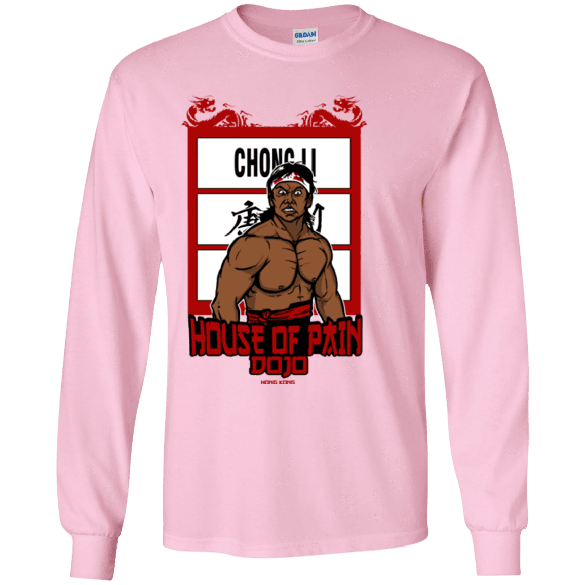 T-Shirts Light Pink / YS House Of Pain Youth Long Sleeve T-Shirt