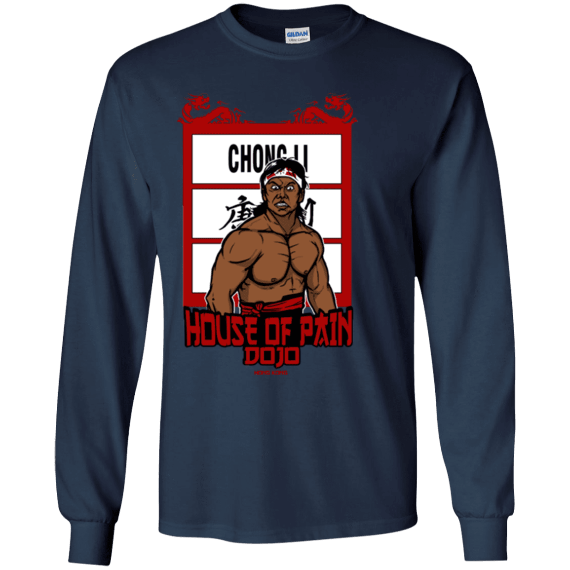 T-Shirts Navy / YS House Of Pain Youth Long Sleeve T-Shirt