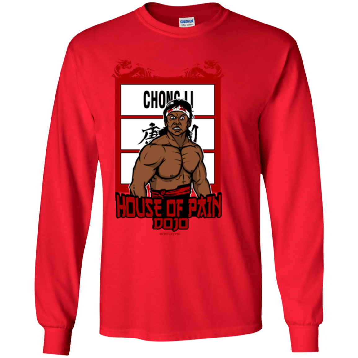 T-Shirts Red / YS House Of Pain Youth Long Sleeve T-Shirt