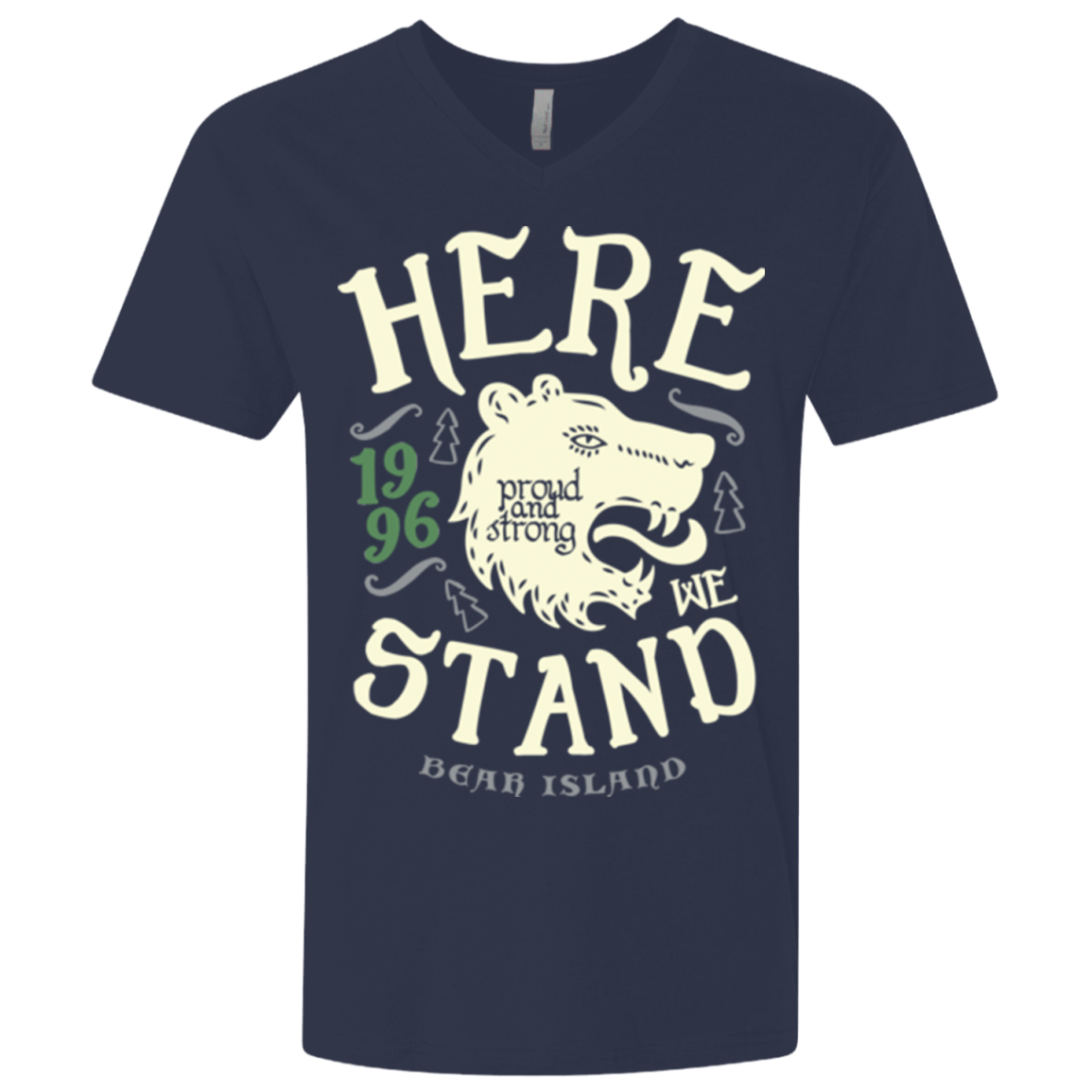 T-Shirts Midnight Navy / X-Small House of Proud Men's Premium V-Neck