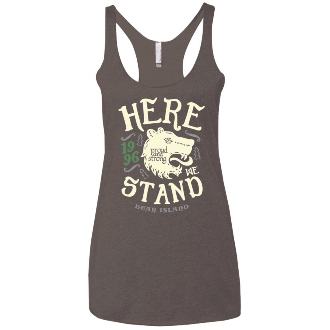 T-Shirts Macchiato / X-Small House of Proud Women's Triblend Racerback Tank