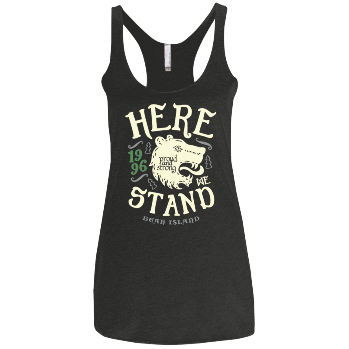 T-Shirts Vintage Black / X-Small House of Proud Women's Triblend Racerback Tank