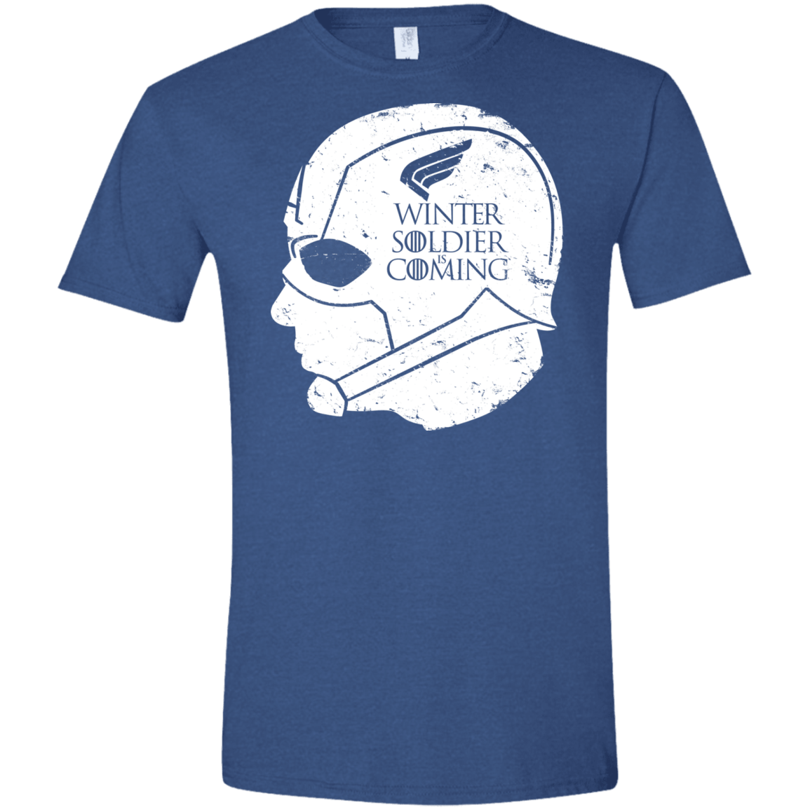 T-Shirts Heather Royal / X-Small House Rogers Men's Semi-Fitted Softstyle