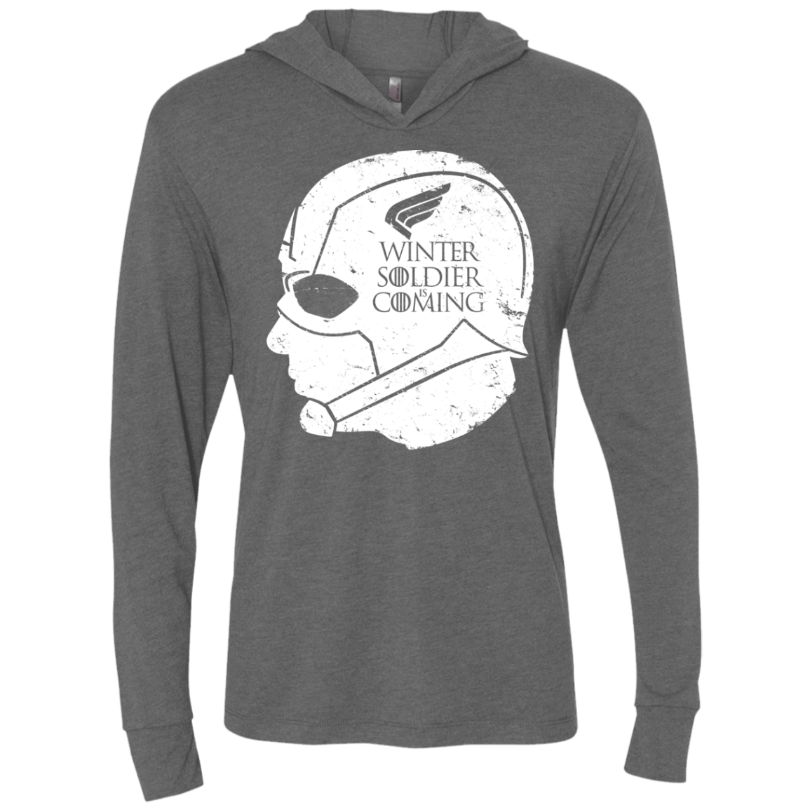 T-Shirts Premium Heather / X-Small House Rogers Triblend Long Sleeve Hoodie Tee