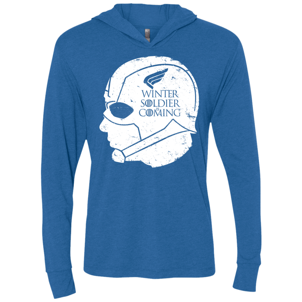 T-Shirts Vintage Royal / X-Small House Rogers Triblend Long Sleeve Hoodie Tee