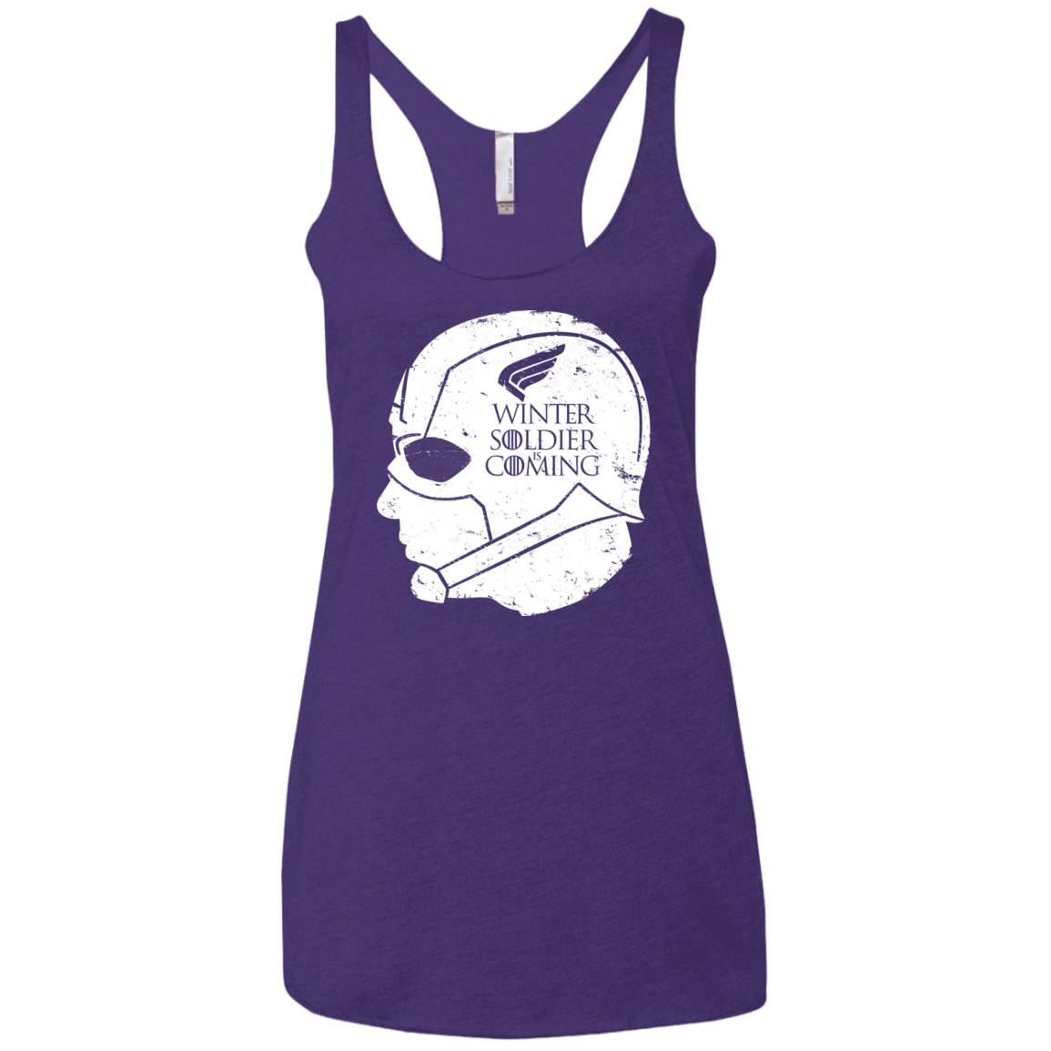 T-Shirts Purple Rush / X-Small House Rogers Women's Triblend Racerback Tank