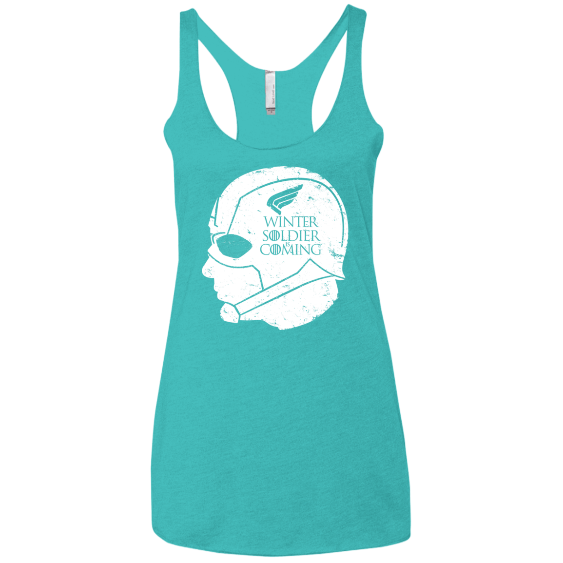 T-Shirts Tahiti Blue / X-Small House Rogers Women's Triblend Racerback Tank