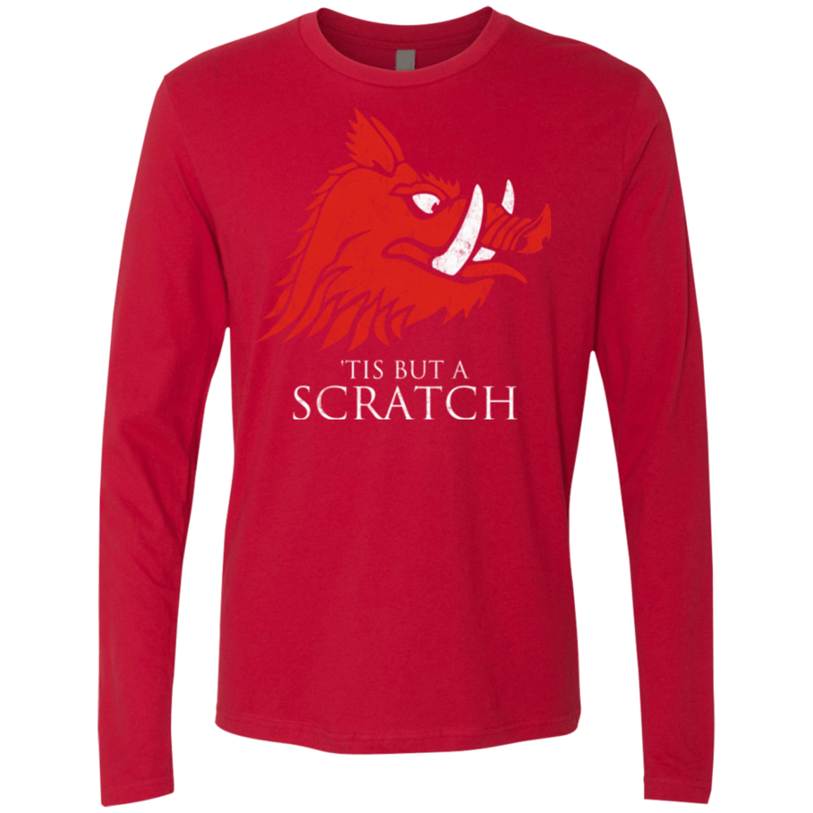 T-Shirts Red / Small House Scratch Men's Premium Long Sleeve