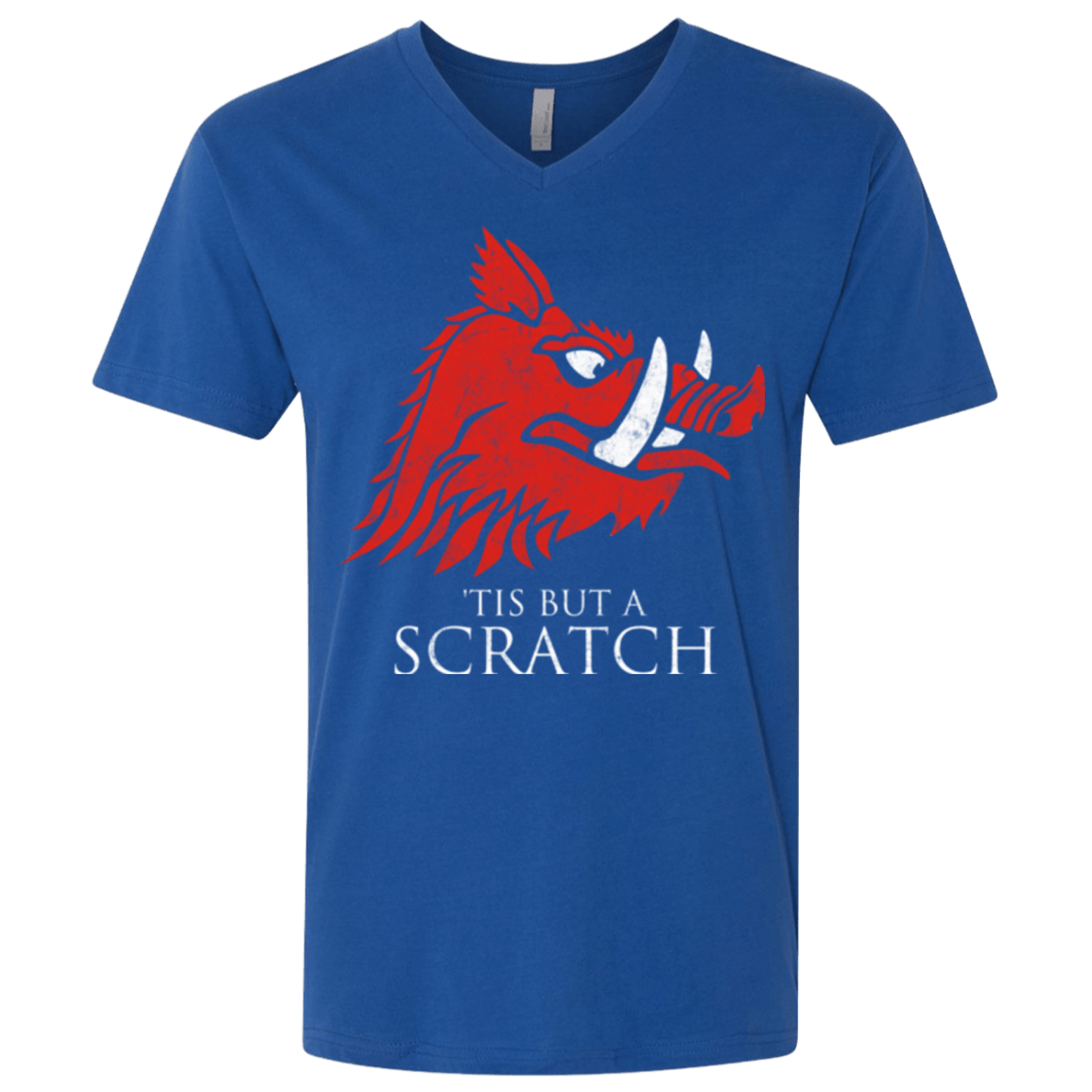 T-Shirts Royal / X-Small House Scratch Men's Premium V-Neck
