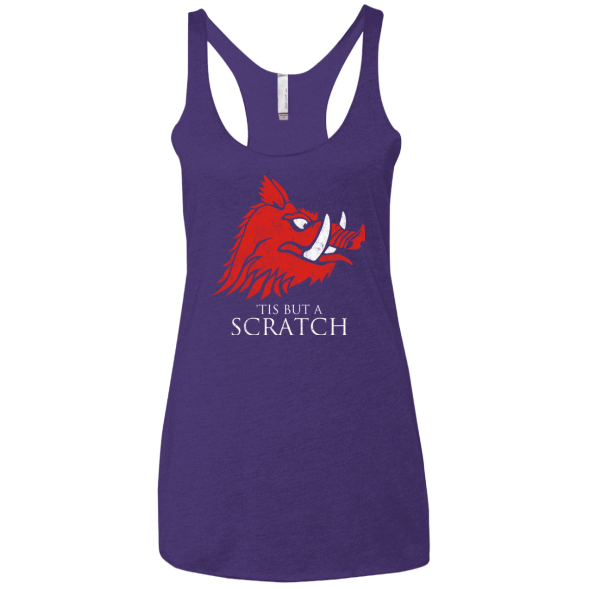 T-Shirts Purple / X-Small House Scratch Women's Triblend Racerback Tank