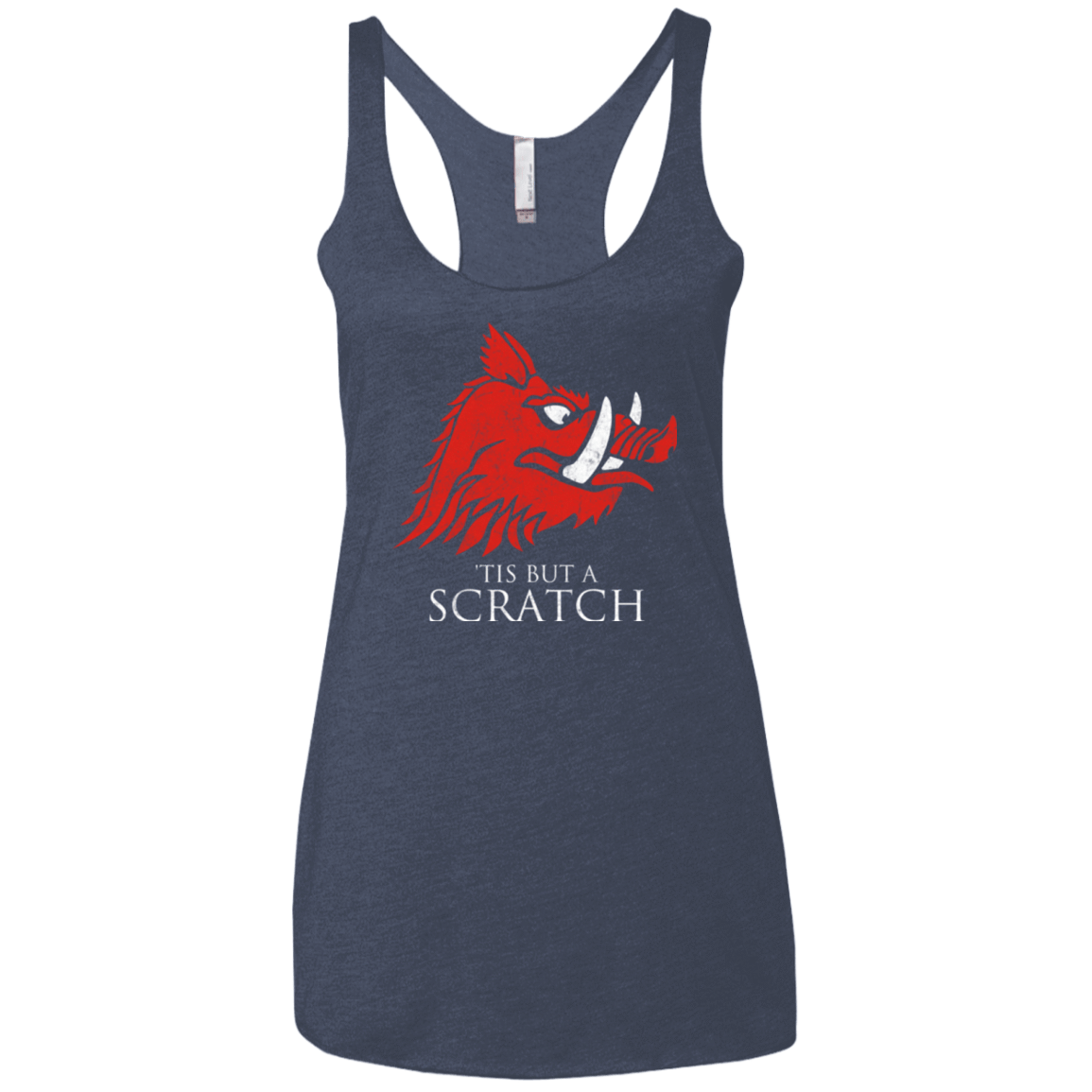 T-Shirts Vintage Navy / X-Small House Scratch Women's Triblend Racerback Tank