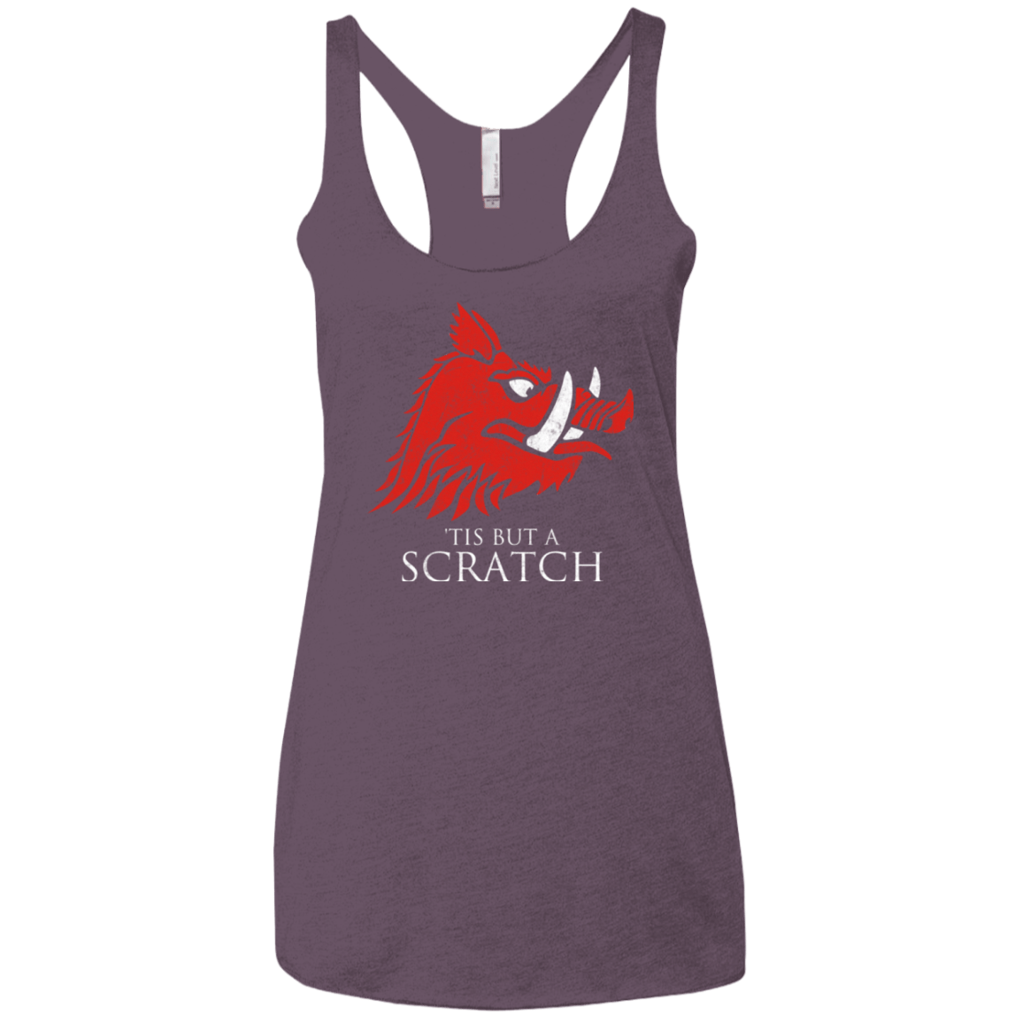 T-Shirts Vintage Purple / X-Small House Scratch Women's Triblend Racerback Tank