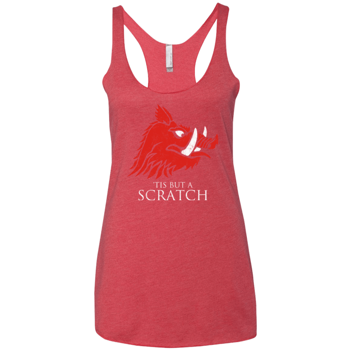 T-Shirts Vintage Red / X-Small House Scratch Women's Triblend Racerback Tank