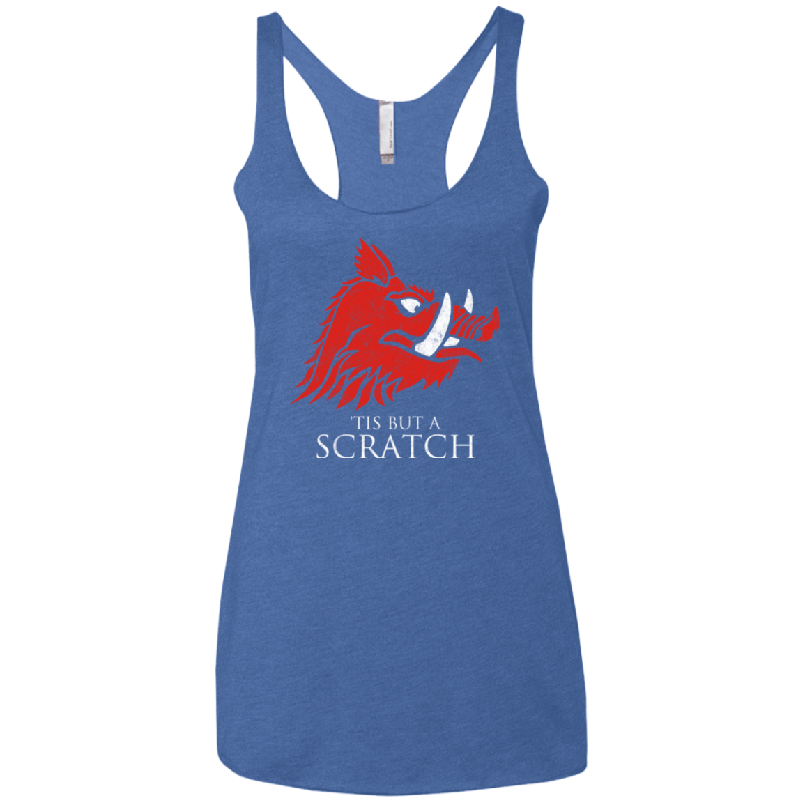 T-Shirts Vintage Royal / X-Small House Scratch Women's Triblend Racerback Tank