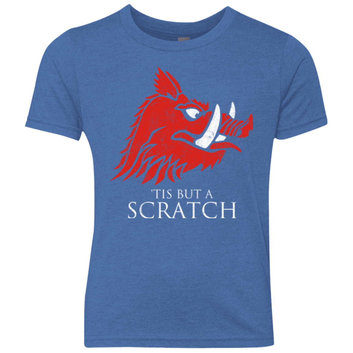 T-Shirts Vintage Royal / YXS House Scratch Youth Triblend T-Shirt