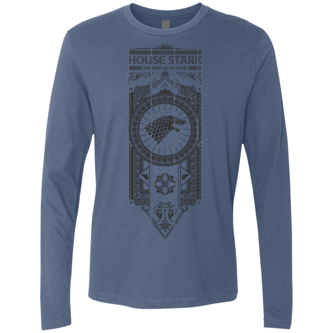 House Stark Black Men's Premium Long Sleeve