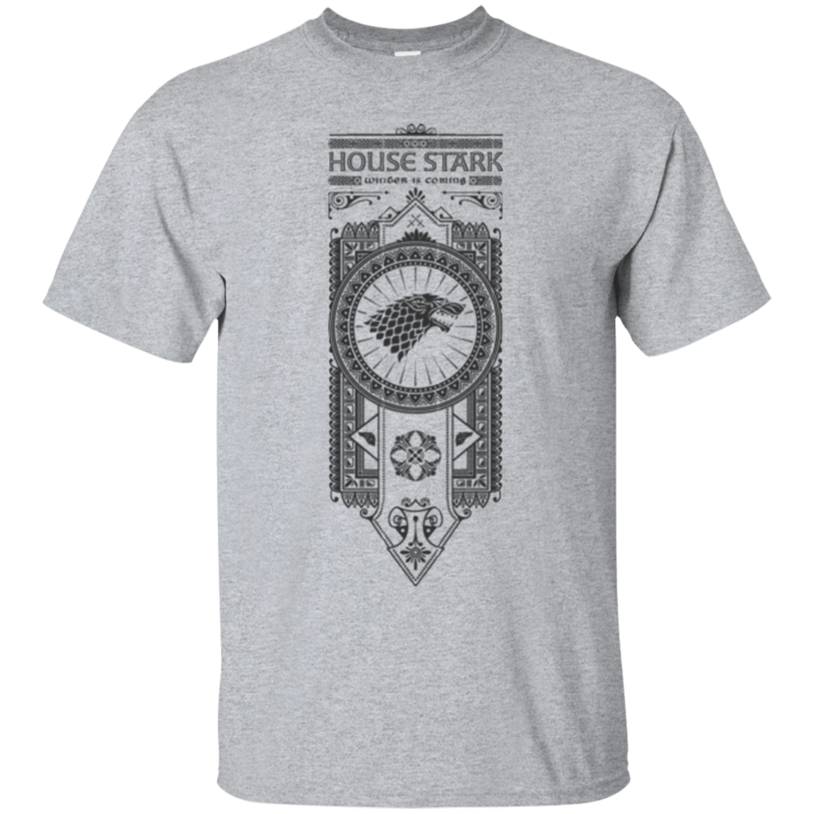 T-Shirts Sport Grey / Small House Stark Black T-Shirt