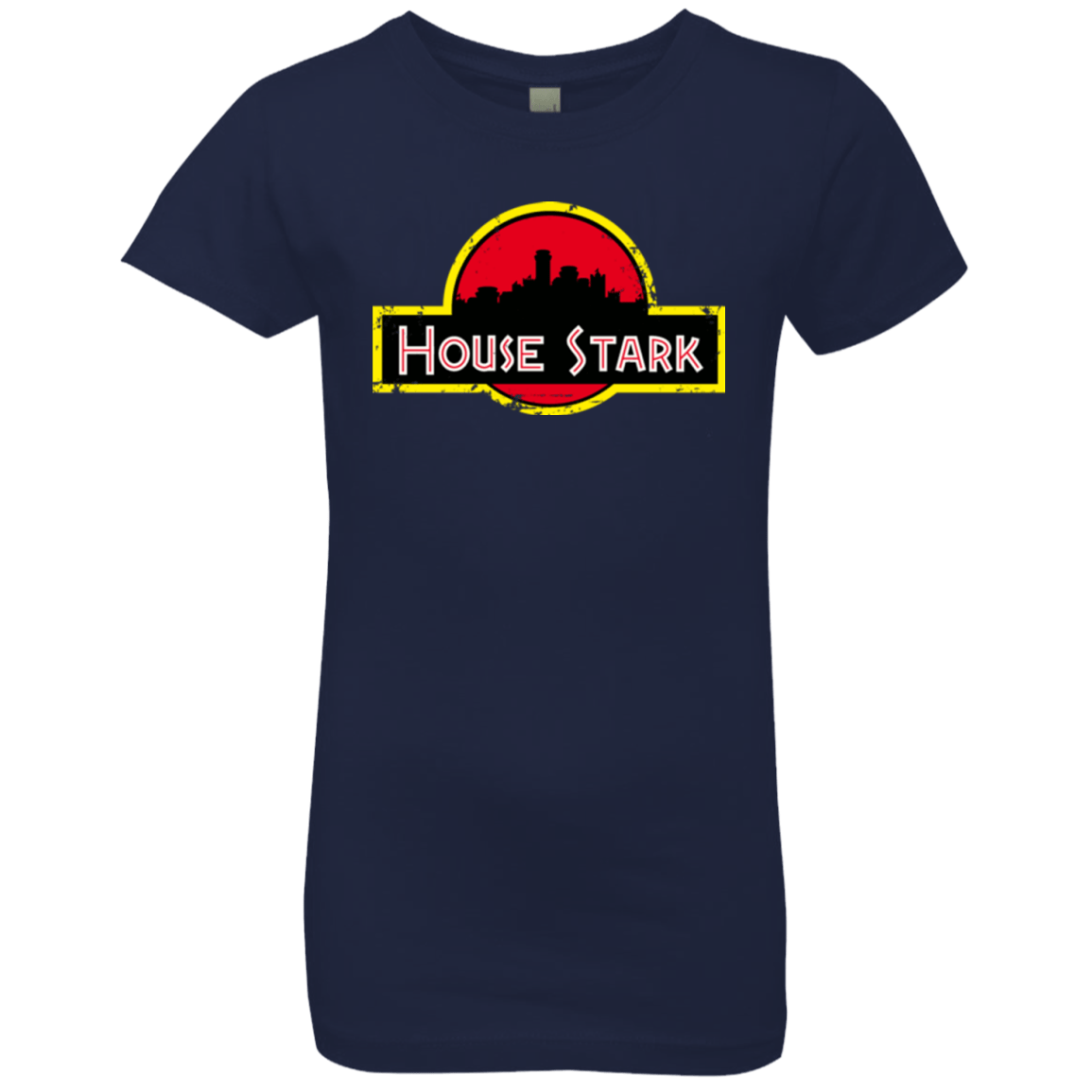 T-Shirts Midnight Navy / YXS House Stark Girls Premium T-Shirt