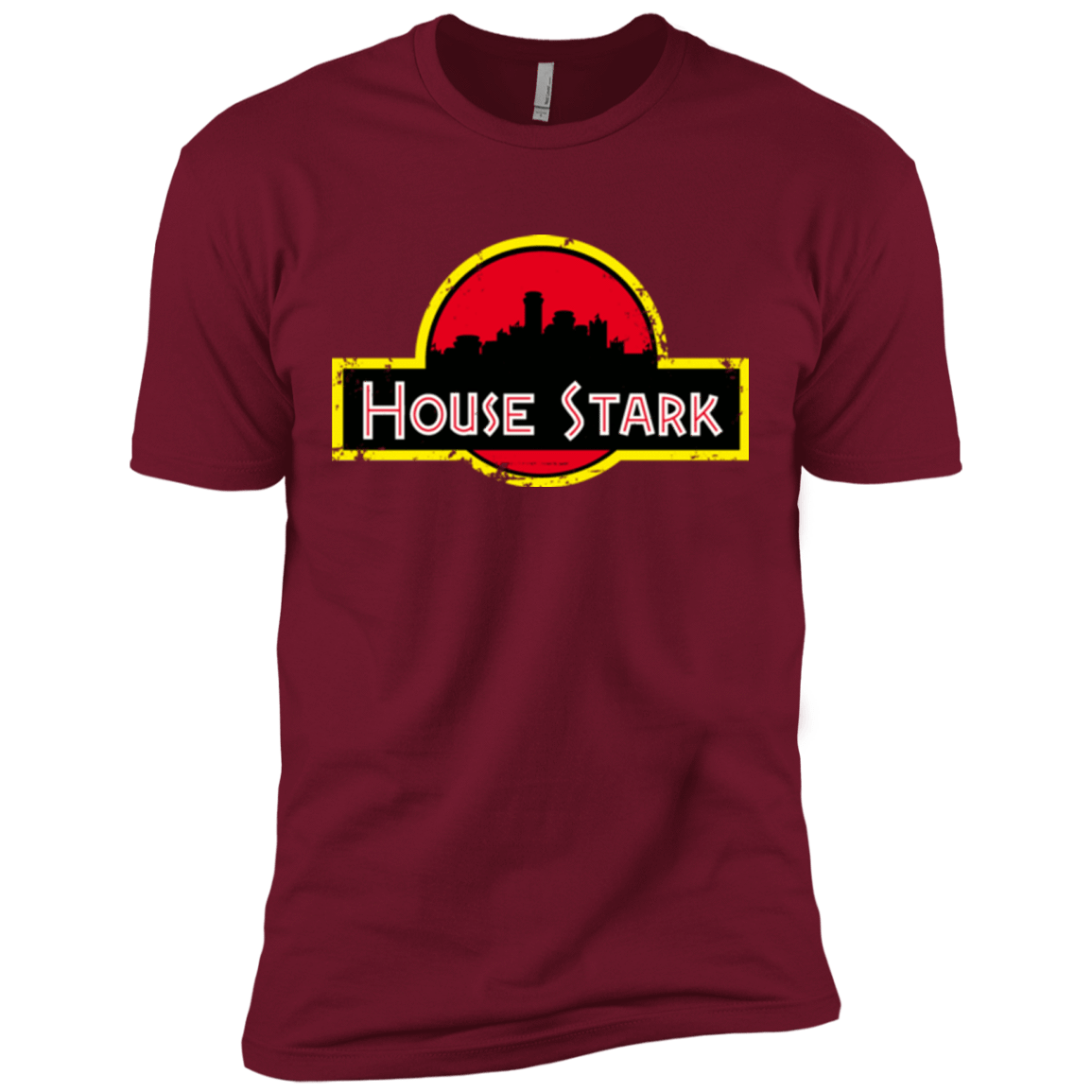 T-Shirts Cardinal / X-Small House Stark Men's Premium T-Shirt