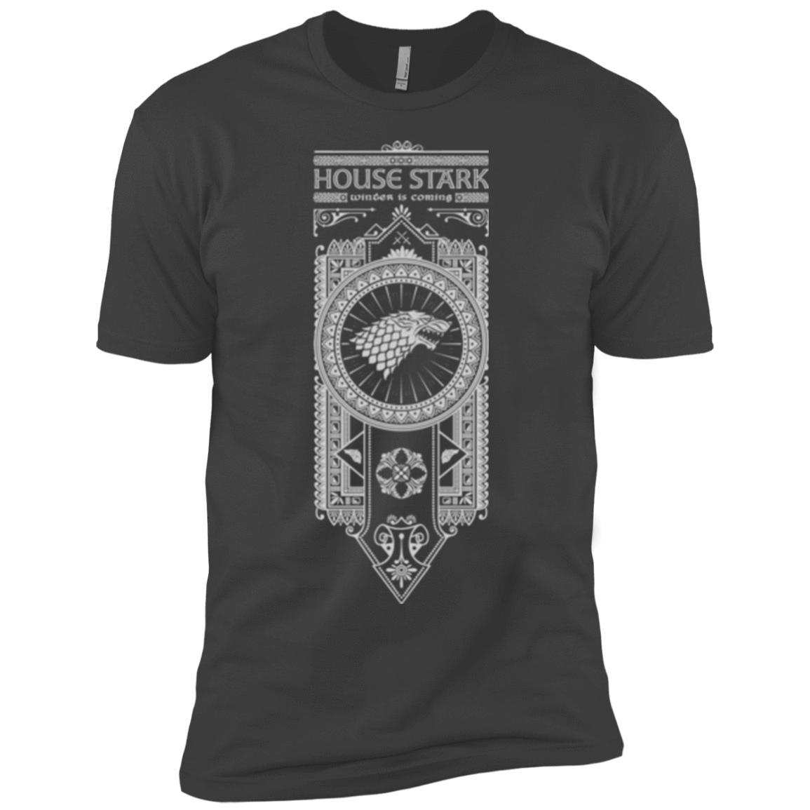 T-Shirts Heavy Metal / YXS House Stark White Boys Premium T-Shirt